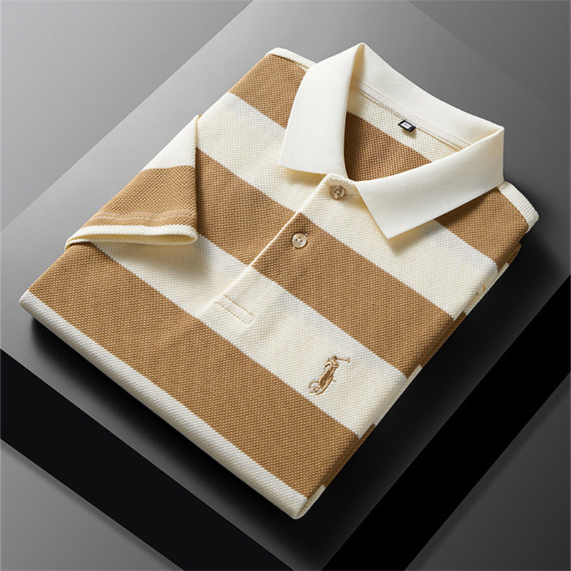 Harbor Stripe Knit Polo
