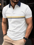 Coreline Contrast Stripe Polo Shirt