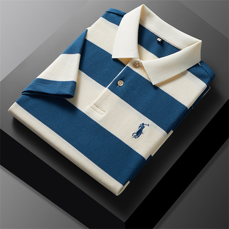 Harbor Stripe Knit Polo