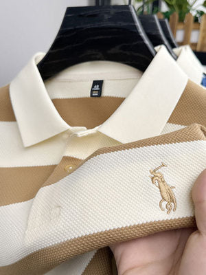 Harbor Stripe Knit Polo