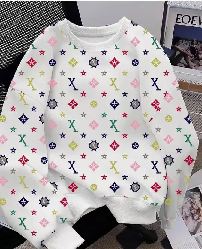 Women’s Star Icon Print Oversized
