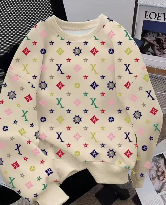 Women’s Star Icon Print Oversized